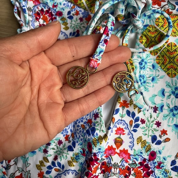 Luli Fama Ay Que Cute Peek a boo Underwire Open-Side One-Piece Bodysuit SZ XL - Picture 7 of 8